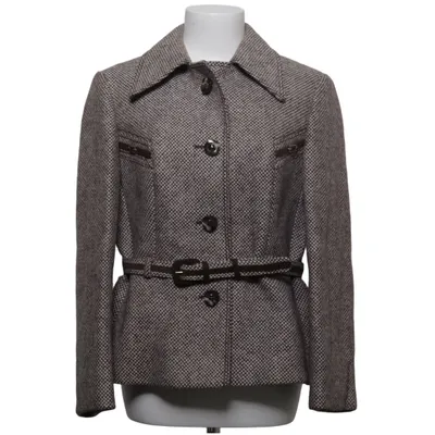 Blazer (Brun, Hvid) fra Your Sixth Sense Viscose, Uld