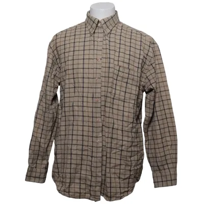 Flanellen overhemd (Beige, Bruin, Zwart) van Bex Katoen