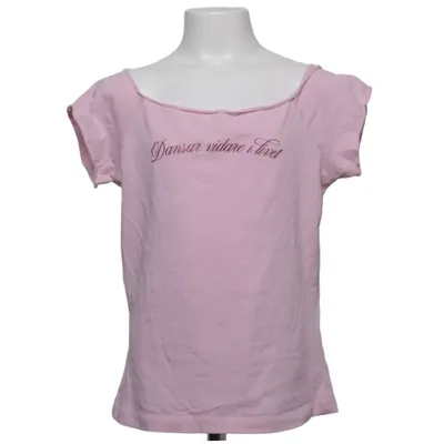 T-shirt (Rose) de Gina Tricot Coton, Élasthane