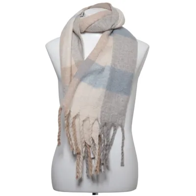Écharpe (Beige, Bleu, Gris) de Choice Polyester