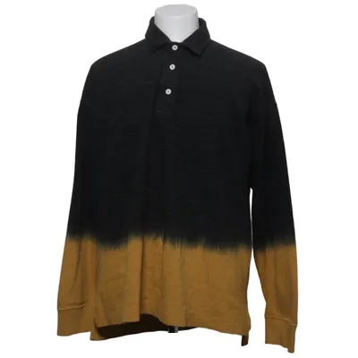 Rugby shirt (Zwart, Geel) van Schnayderman's Katoen, Polyester