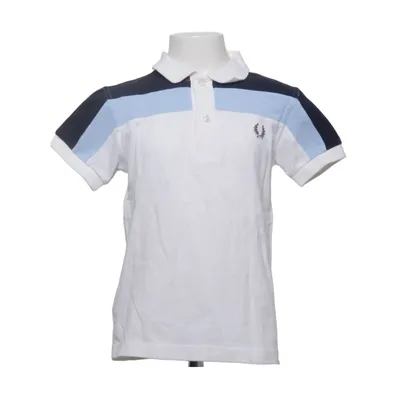 Poloshirt (Wit, Blauw) van Fred Perry Sportswear Katoen