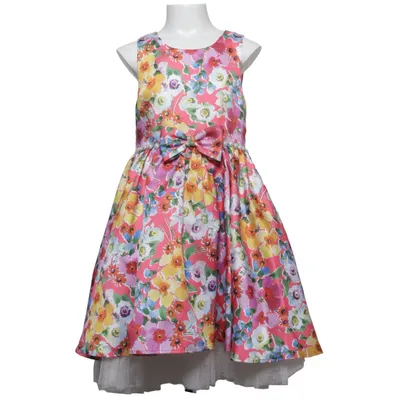Dress (Pink, Multicolored) from Couture Princess Polyester
