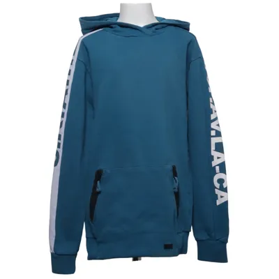 Sweat à capuche (Bleu, Blanc) de Fitz Coton