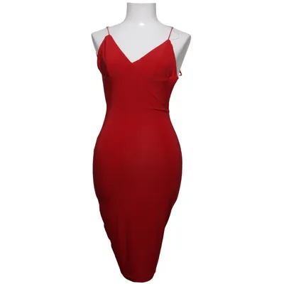 Robe (SLINKY DRESS WITH LOW BACK WITH BUM RUCHING) de Rebecca Stella Élasthane, Polyester