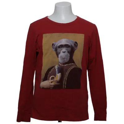 T-shirt à manches longues (Rouge) de Les Benjamins Coton