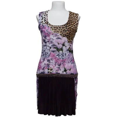 Dress (Purple, Multicolored) from Just Cavalli Acetate, Polyamide, Viscose