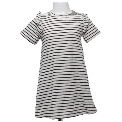 Jurk (Wit, Blauw) van Petit Bateau Katoen