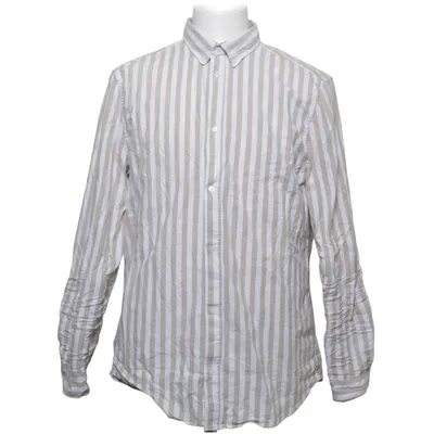 Shirt (Green, White) from H&M Cotton, Elastane