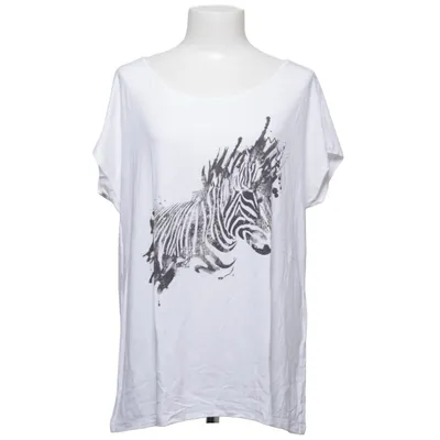 T-shirt (Blanc, Noir) de Comma Élasthane, Viscose