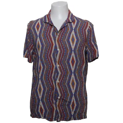 Korte mouwen shirt (Blauw, Bruin, Meerkleurig) van ASOS Design Viscose