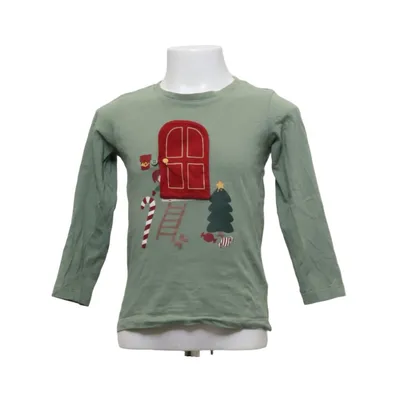 Long sleeve T-shirt (Green, Multicolored) from Lindex Cotton