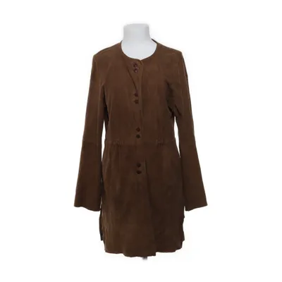 Läderkappa (Brun) från Zara Woman Studio Skinn