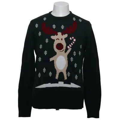 Christmas sweater (Green, Multicolored) from Montego Acrylic