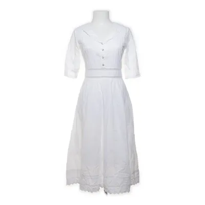 Maxi jurk (Wit) van Simple Retro Katoen