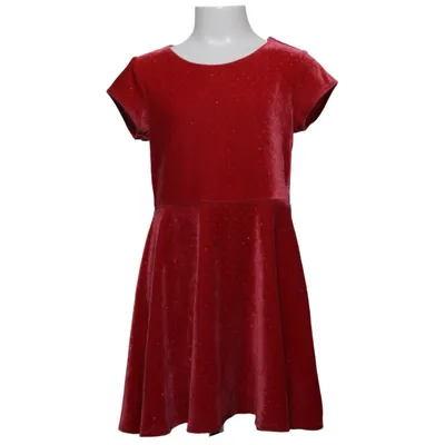 Dress (Red) from Kids by Lindex Elastane, Polyester