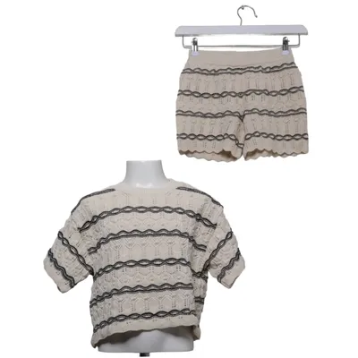 Set (Beige, Black) from Zara Cotton, Polyester