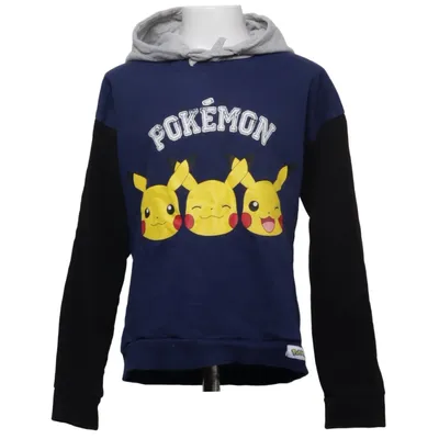Hoodie (Blue, Black, Gray) from Pokémon Cotton, Polyester