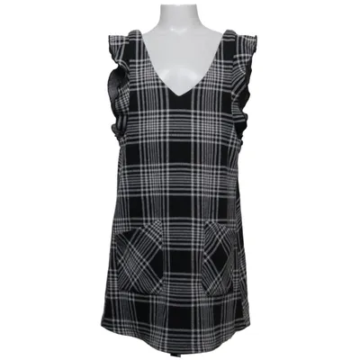 Robe (Noir, Blanc) de Zara Kids Coton, Élasthane, Polyester