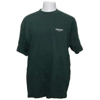 T-shirt (Groen) van Represent Katoen