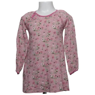 Nightgown (Pink, Multicolored) from JNY Colourful Kids Cotton, Elastane