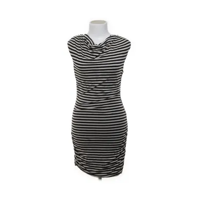 Jurk (Zwart, Wit) van Topshop Elastaan, Polyester, Viscose