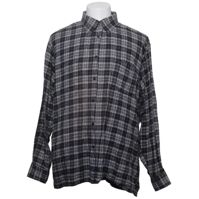 Flannel shirt (Black, Blue, White) from Manman Cotton