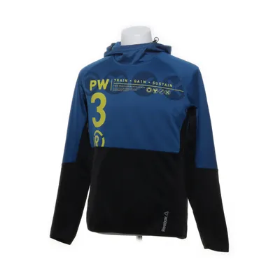 Capuchon sweater (Blauw, Zwart, Geel) van Reebok Elastaan, Polyester