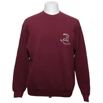 Sweatshirt (Rouge) de Fruit of the Loom Coton, Polyester