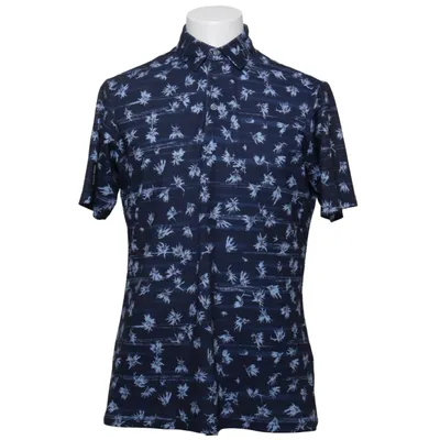 Kortærmet skjorte (Blå, Hvid) fra Galvin Green Elastan, Polyester