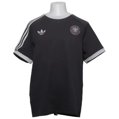 Maillot de football (Gris, Blanc) de Adidas Coton, Élasthane, Polyester recyclé
