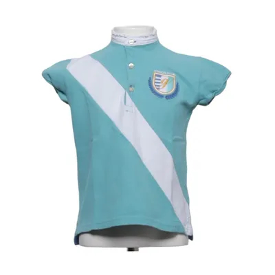 Polo (Bleu, Blanc) de Gocco Coton