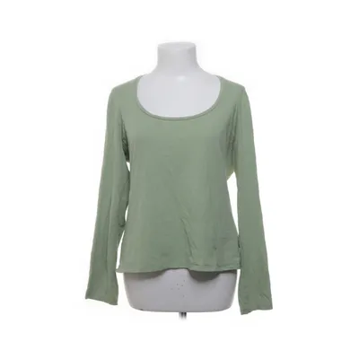 Långärmad t-shirt (Grön) från H&M Basic Bomull, Elastan
