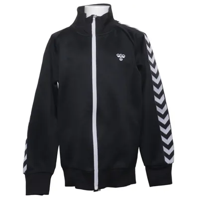 Träningsjacka (Svart, Vit) från Hummel Bomull, Polyester