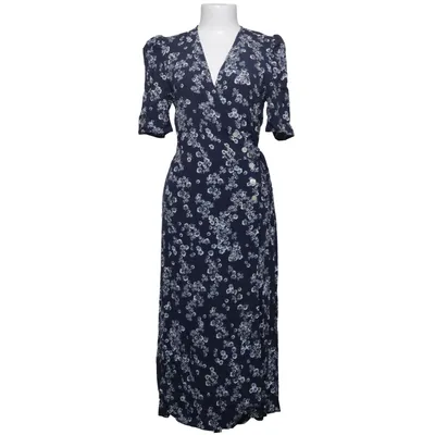 Wrap dress (Blue, White) from Rouje Viscose
