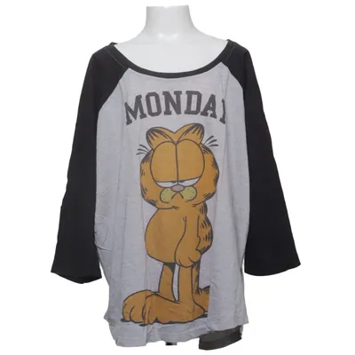 Honkball T-shirt (Grijs, Zwart, Meerkleurig) van Garfield Odie Katoen