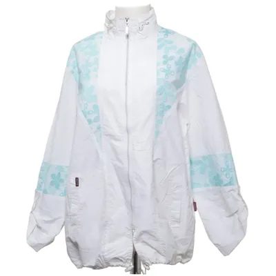 Jacket (White, Turquoise) from Mooij
