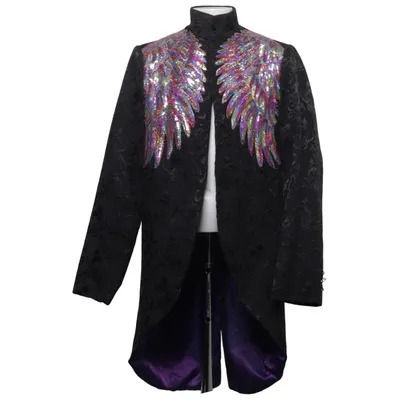 Veste queue de pie (Noir, Multicolore)