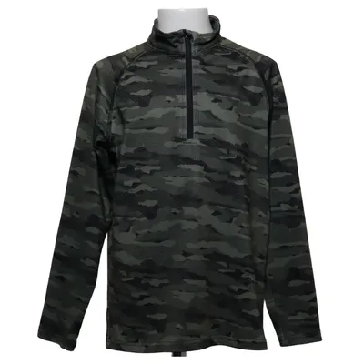 Base layer shirt (Green, Black) from Phelix Sports Elastane, Polyester