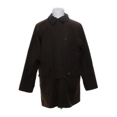 Oilskin coat (Brown) from The Australian Outback Collection Cotton, Leather
