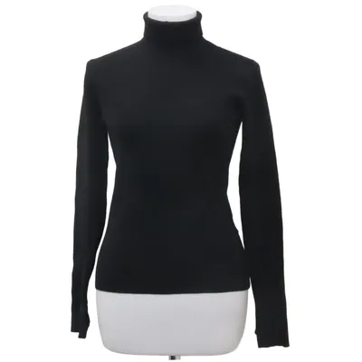 Rollkragenpullover (Schwarz) von Rodebjer Merinowolle