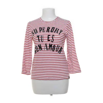 Long sleeve T-shirt (Red, White) from Superdry Cotton, Polyester, Viscose