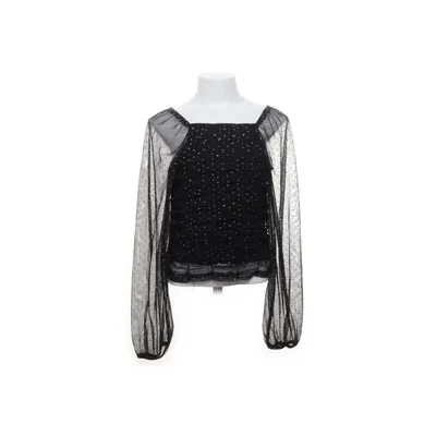 Blouse (Zwart, Zilver) van Zara