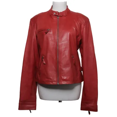 Lederjacke (Rot) von Alvaro by Hollies Baumwolle, Leder, Polyester