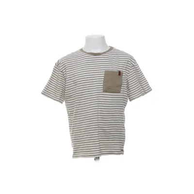 T-shirt (Vit, Brun) från POMPdeLUx Bomull