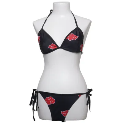 Bikini (Sort, Rød)