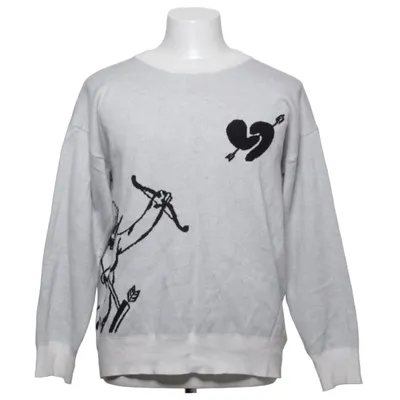 Sweater (Gray, White) Polyester