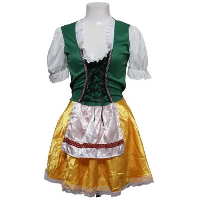 Dirndl (Green, Yellow, White) from Wicked Costumes Polyester