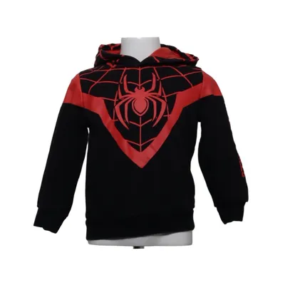 Huvtröja (Svart, Röd) från Marvel Spiderman Bomull