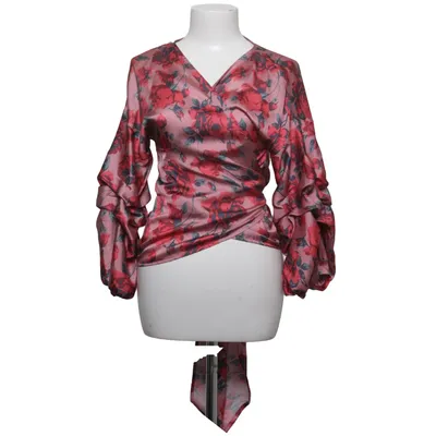 Wikkelblouse (Rood, Roze, Zwart) van Gina Tricot Polyester